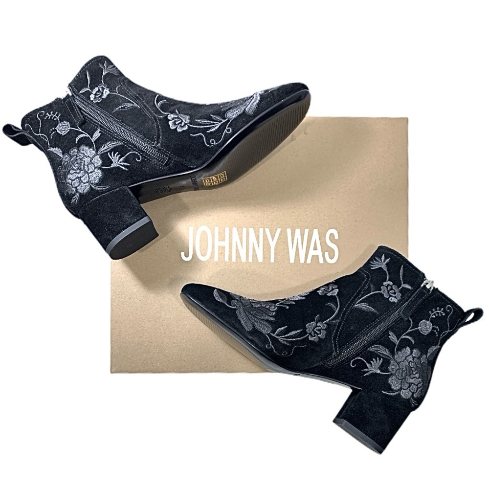 Johnny Was Suede Boots